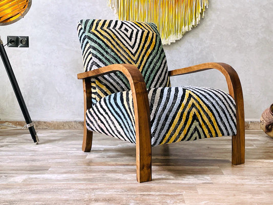 Custom Handmade Boho Accent Chair