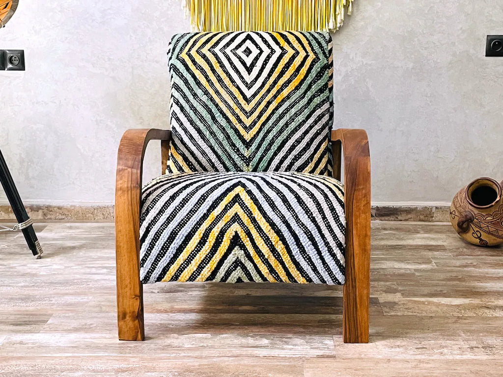 Custom Handmade Boho Accent Chair