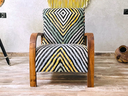 Custom Handmade Boho Accent Chair