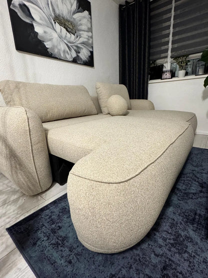 Corner Sofa Bed with Storage