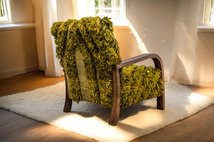 Handmade Moroccan Berber Wool Armchair – Artisan Accent Chair